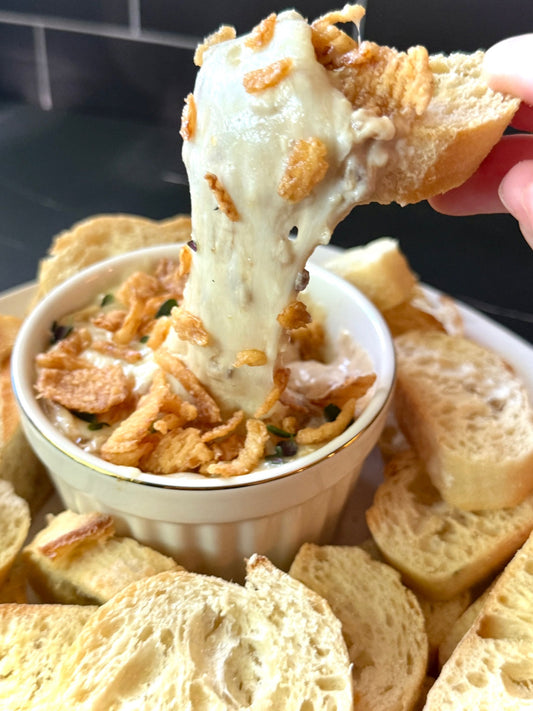 Crockpot French Onion Soup Dip (Week 2 of 25 Dips in 25 Weeks)