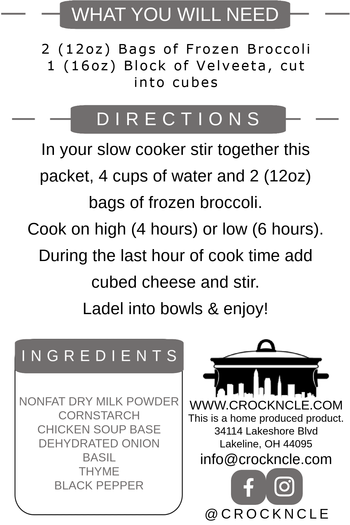 Broccoli Cheese Soup