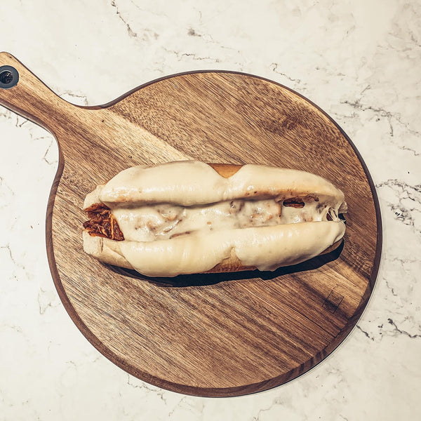 Shredded Chicken Parmesan Sandwiches